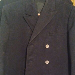 Elegant Navy Double-Breasted Blazer